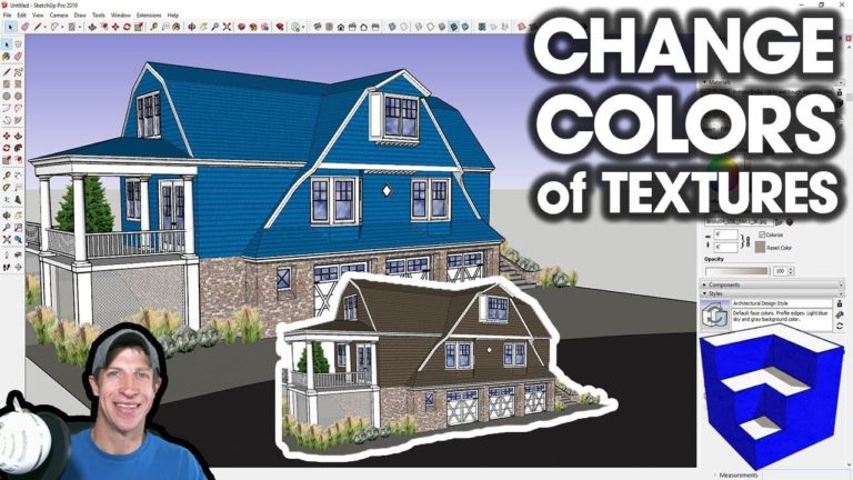 CHANGING COLORS OF TEXTURES In SketchUp - The SketchUp Essentials