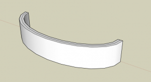 SketchUp 3d Sign Extruded