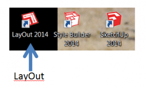 SketchUp Layout Icon