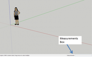 SketchUp Measurements Box