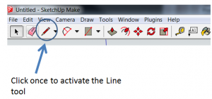 SketchUp Line Tool