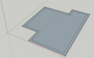 Using Offset to Create a Floor Plan in SketchUp