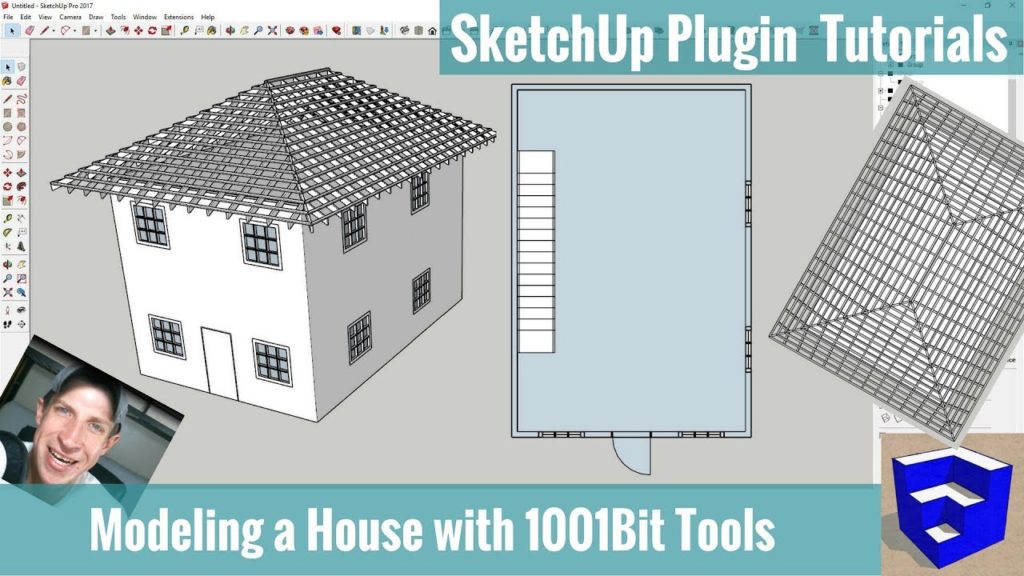 Modeling A House In Sketchup With 1001bit Tools – Sketchup Extension 