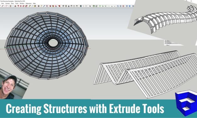 7 Ways to Model Structures in SketchUp with Extrude Tools