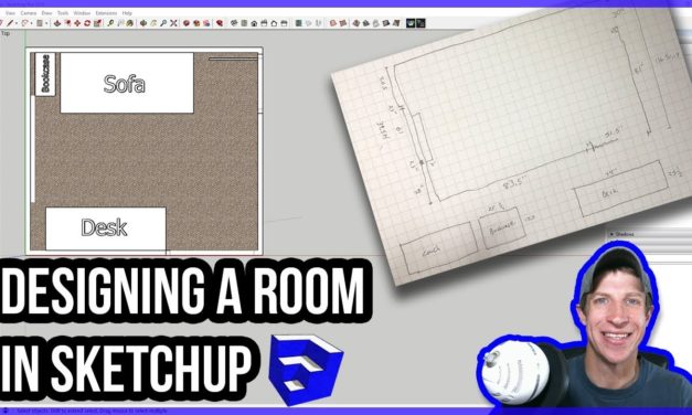 EASY ROOM LAYOUTS in SketchUp – Part 1 – Layout Diagrams – SketchUp Interior Design Tutorial