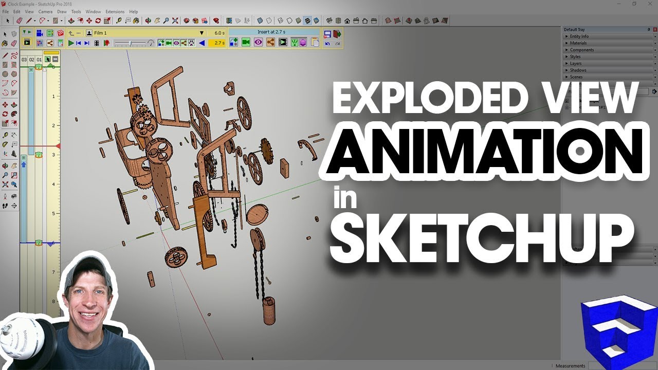 Creating An EXPLODED VIEW ANIMATION In SketchUp Using Animator The SketchUp Essentials