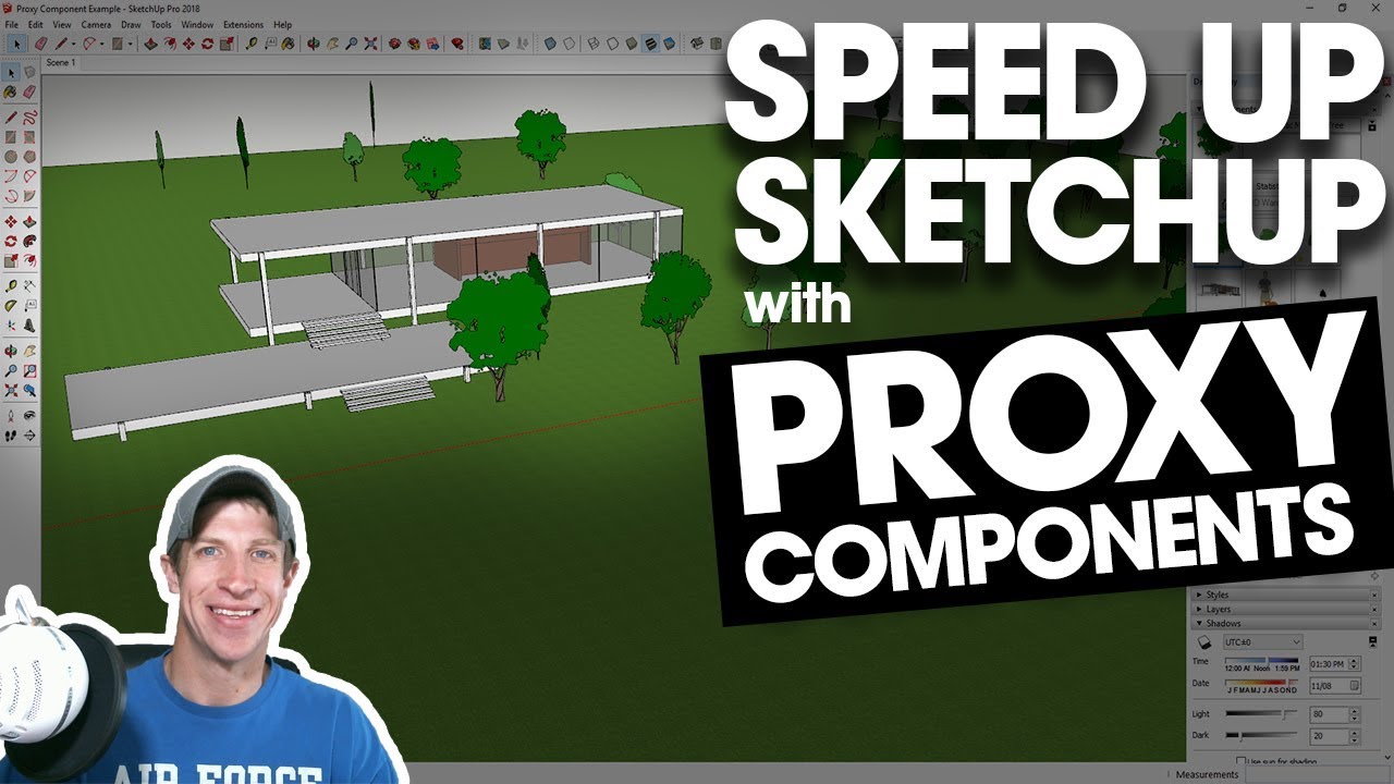 SPEED UP YOUR SKETCHUP MODEL with Proxy Components! - The SketchUp ...