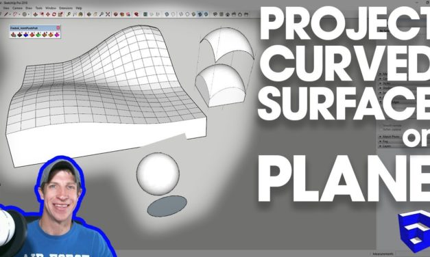 CURVED SURFACES ON PLANES AND CREATING SOLIDS with Joint Push Pull