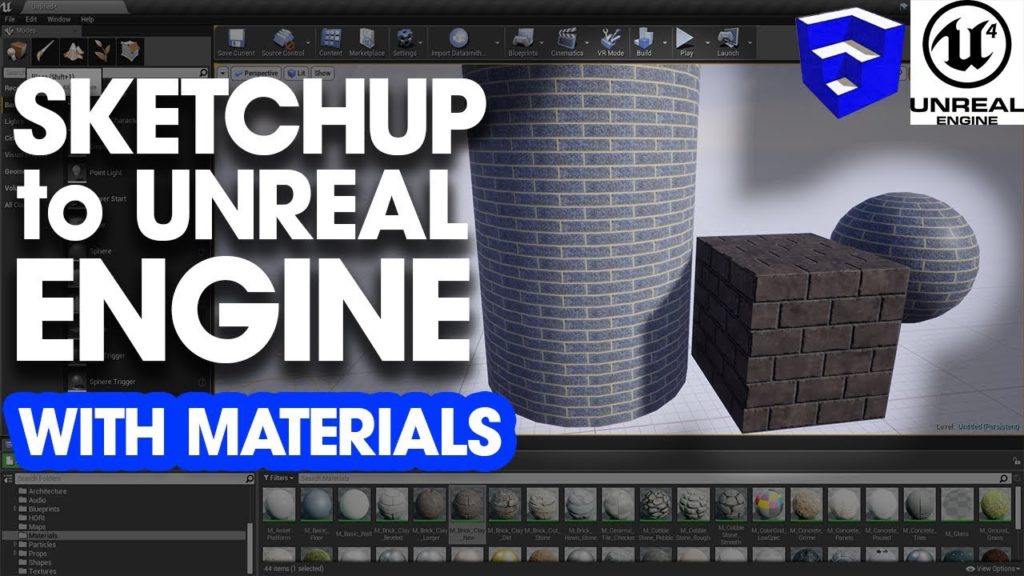 Importing SketchUp Models To Unreal Engine With Materials - The ...