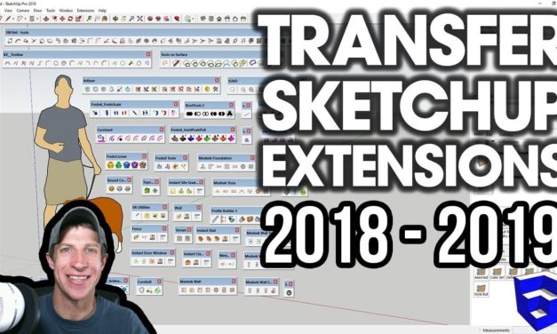 Transferring Extensions from SketchUp 2018 to SketchUp 2019