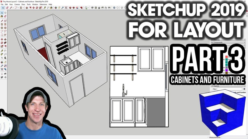 SKETCHUP 2019 FOR LAYOUT – Part 3 – Cabinets and Furniture - The ...