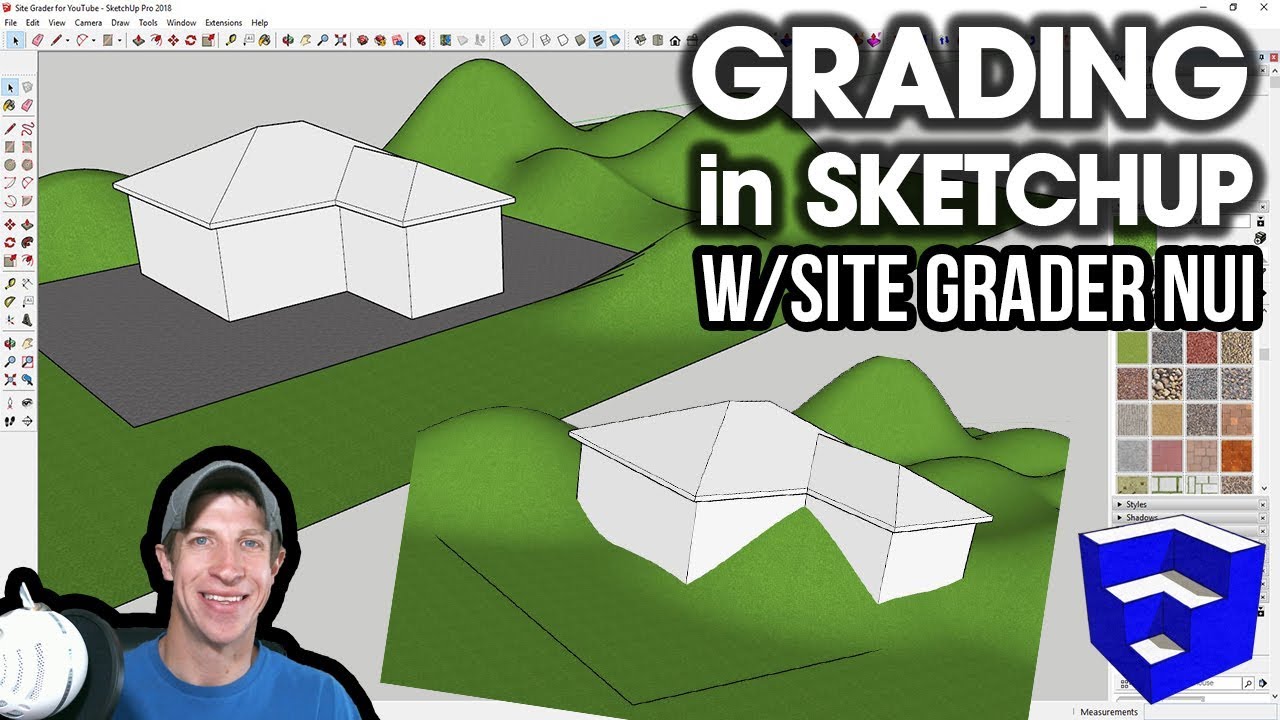 GRADING in SketchUp with Site Grader NUI - The SketchUp Essentials